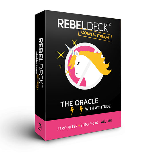 🔥 Rebel Deck Couples Edition – Funny Oracle Cards for Real Talk & Relationship Clarity