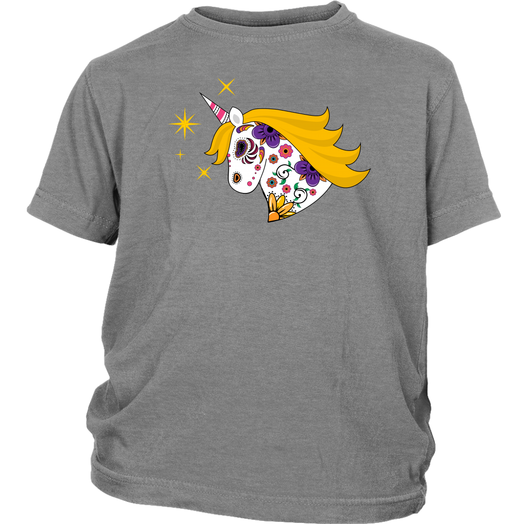 Sugar Skull Unicorn Youth Tee