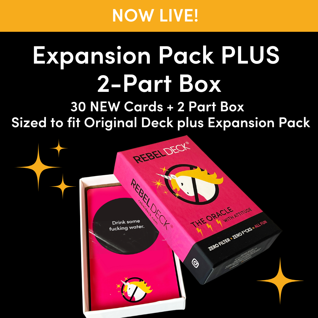 Expansion Pack (30 New Cards) + 2 Part Box (Sized to fit Original + Expansion)