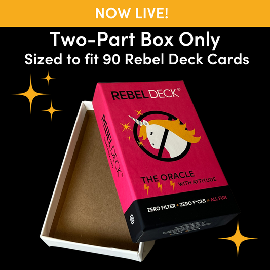 Two-Part Box for 90 Rebel Deck Cards