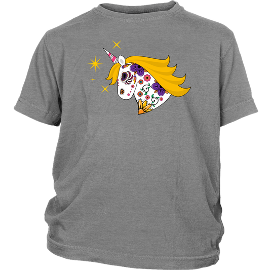 Sugar Skull Unicorn Youth Tee