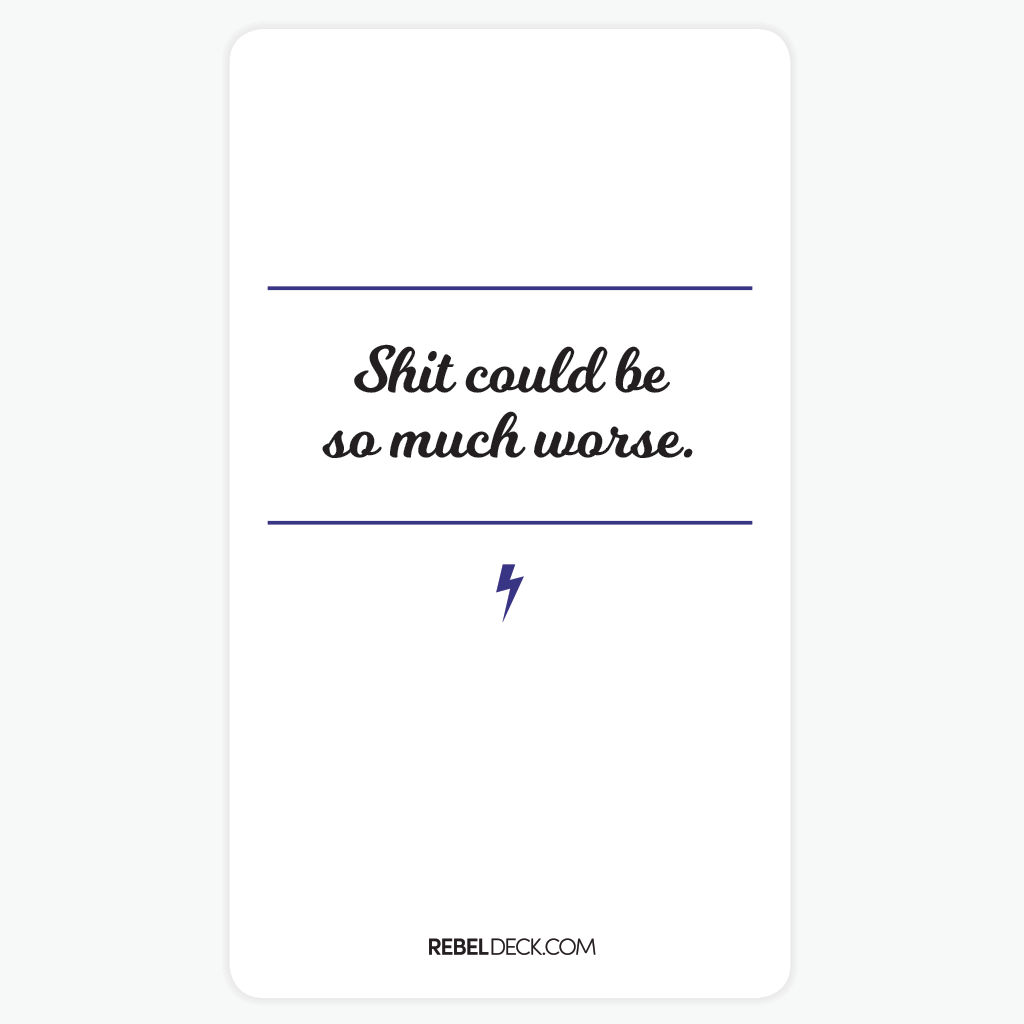 🔥 Rebel Deck Original Edition– Funny Oracle Cards for Daily Self-Reflection & No-BS Guidance