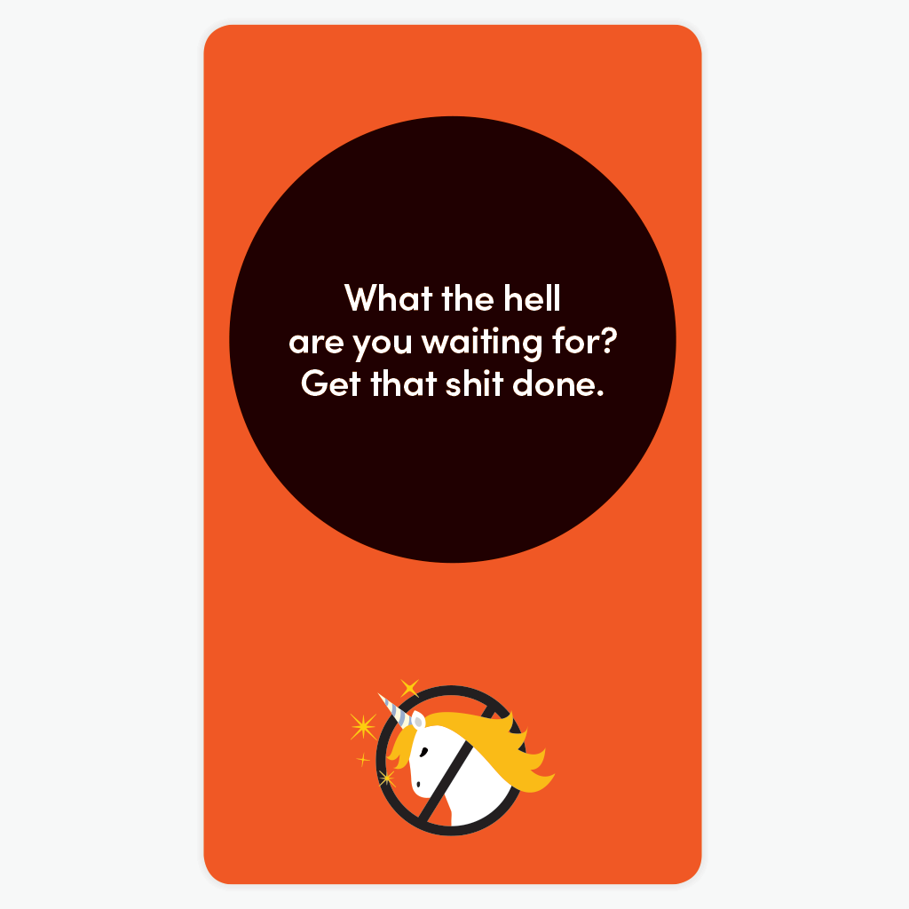 🔥 Rebel Deck Original Edition– Funny Oracle Cards for Daily Self-Reflection & No-BS Guidance
