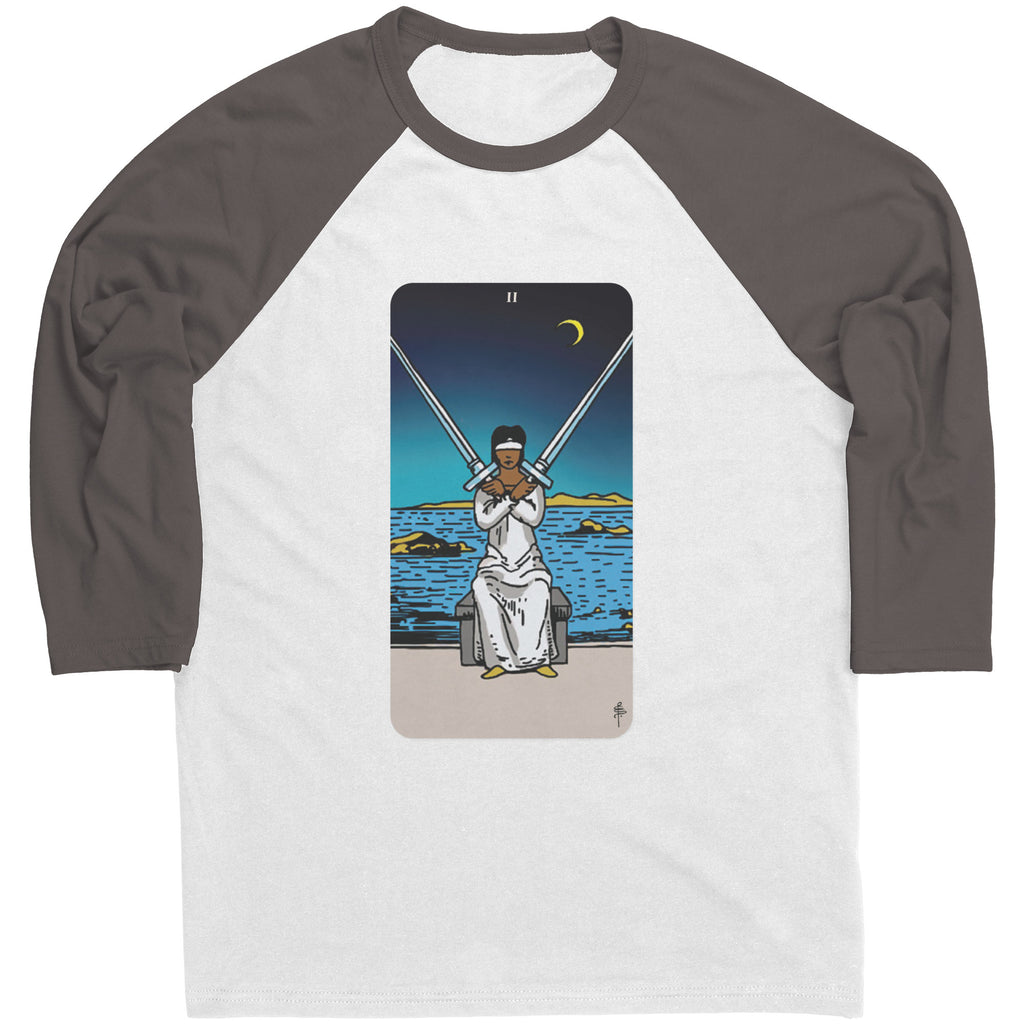 Pixie Pop Two of Swords Baseball Tee