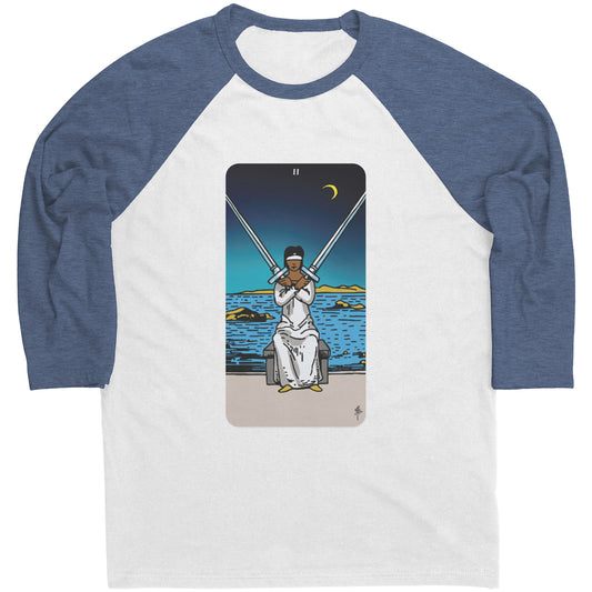 Pixie Pop Two of Swords Baseball Tee