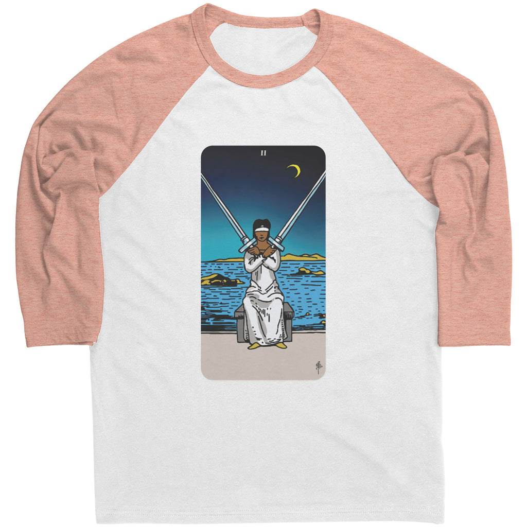 Pixie Pop Two of Swords Baseball Tee