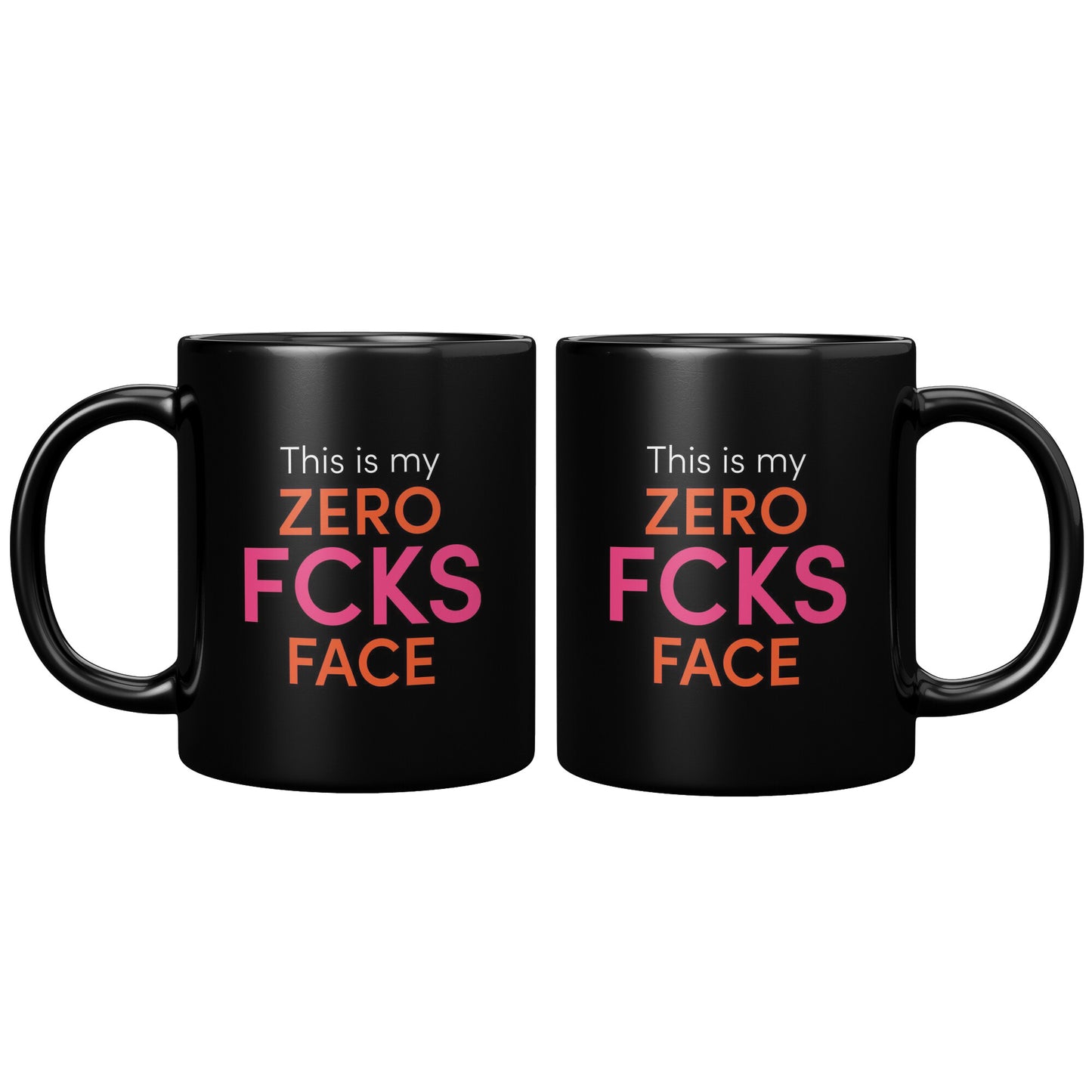 Zero Fcks 11oz black