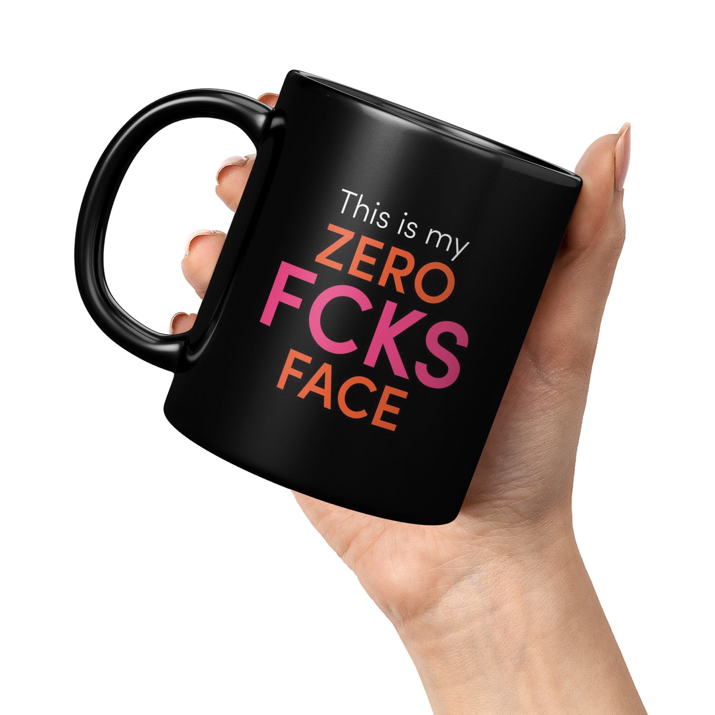 Zero Fcks 11oz black